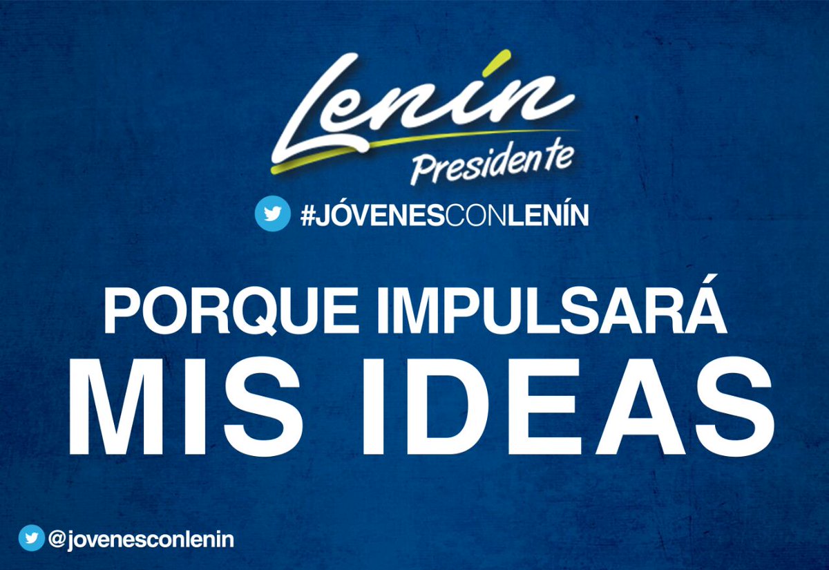 GuillermoSubero's tweet photo. .@Lenin es el único candidato que ha asumido, públicamente, compromisos con las juventudes, por eso l@s #JóvenesConLENÍN
#MandatoJuvenil2017 https://t.co/MLJAjRMydD