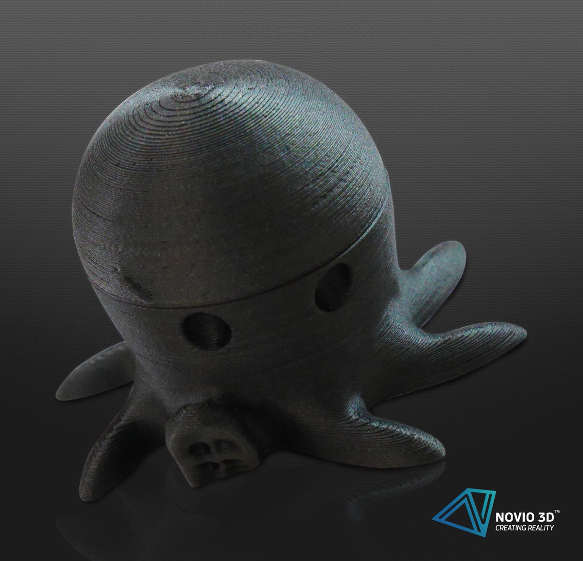 Novio_3D's tweet photo. 3D Printed Octopus. Made of eSun's ePA-CF (Polyamide-CarbonFiber Filled) filament. For more #3dprintedobjects visit https://t.co/mR5u3ZqzzQ https://t.co/C2fHvNVeDL