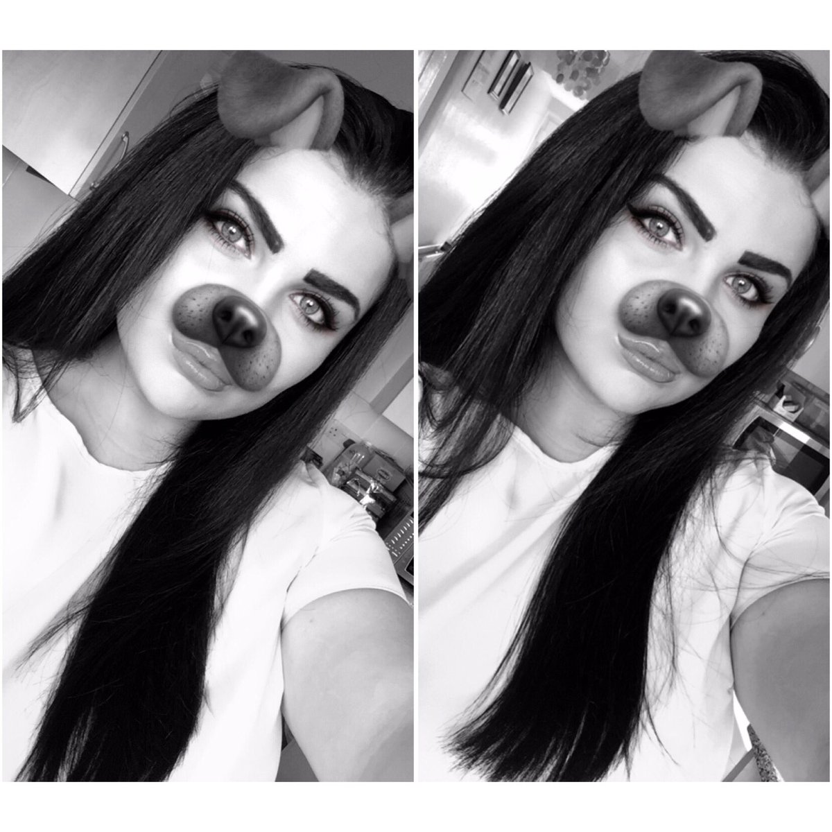 ShaunaxoxoMoore's tweet photo. Straight hair⚫️🐾⚪️ https://t.co/J1n3FRy7dR