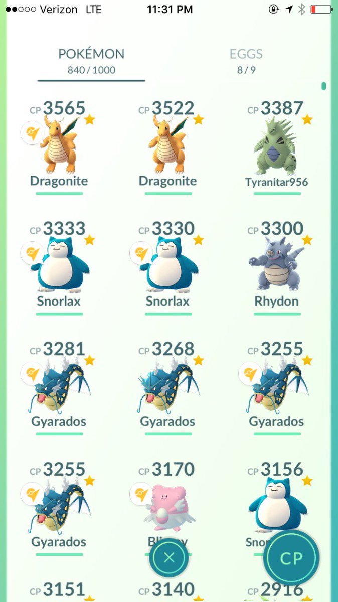 Pancrazio777's tweet photo. @ImStillGaming Here are my best CP Pokemon 😀 I enjoyed your stream and look forward to more in the future! https://t.co/OpD5KGG7z4