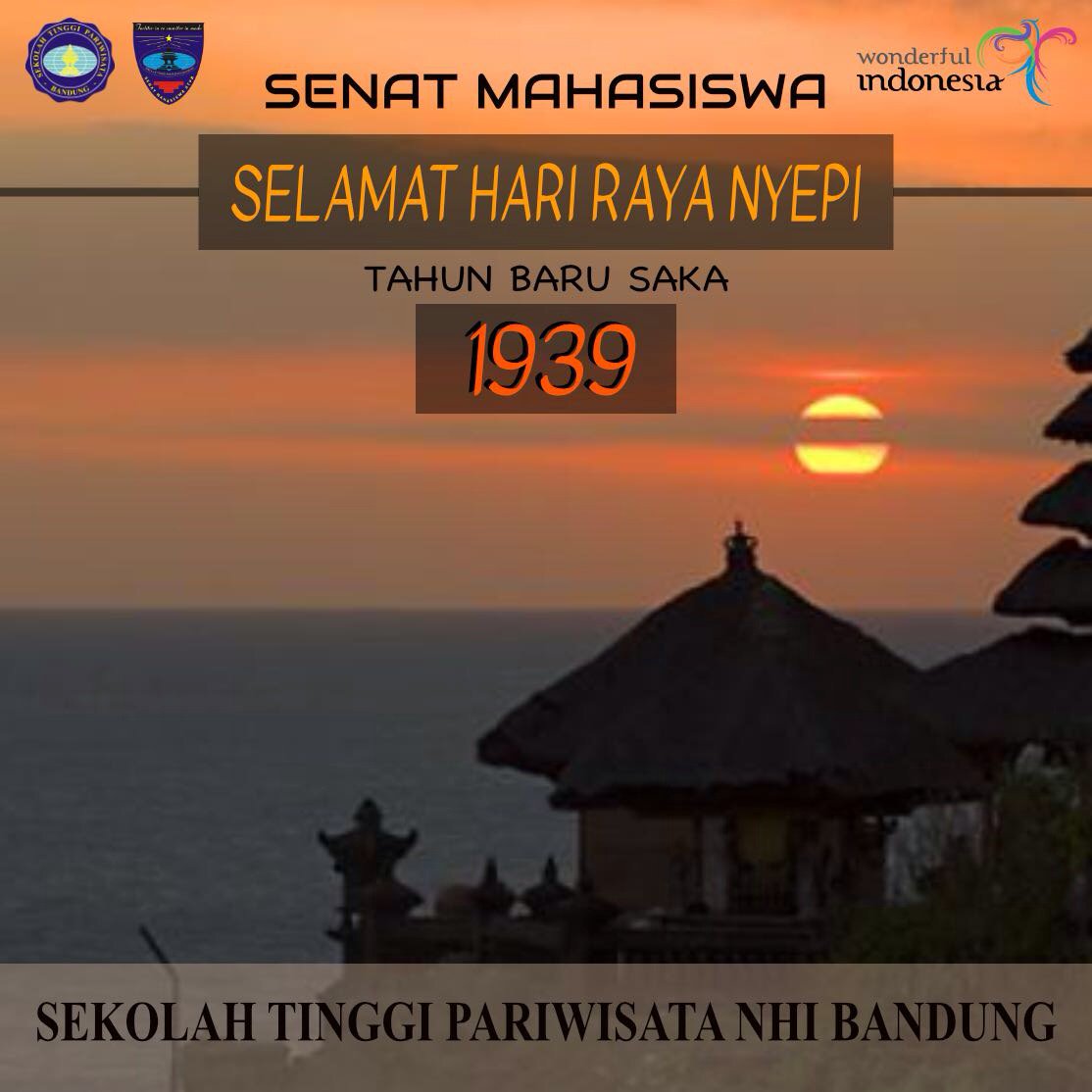 The Day of Silence is all about respecting one another for our differences. Rahajeng Rahina Nyepi Caka 1939.