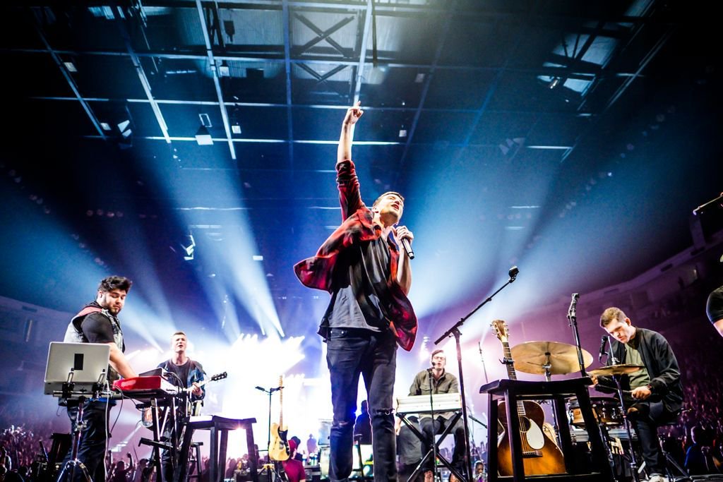 What an amazing night worshiping with our church family! 10,000 voices strong #nothingordinary #deathwasarrested