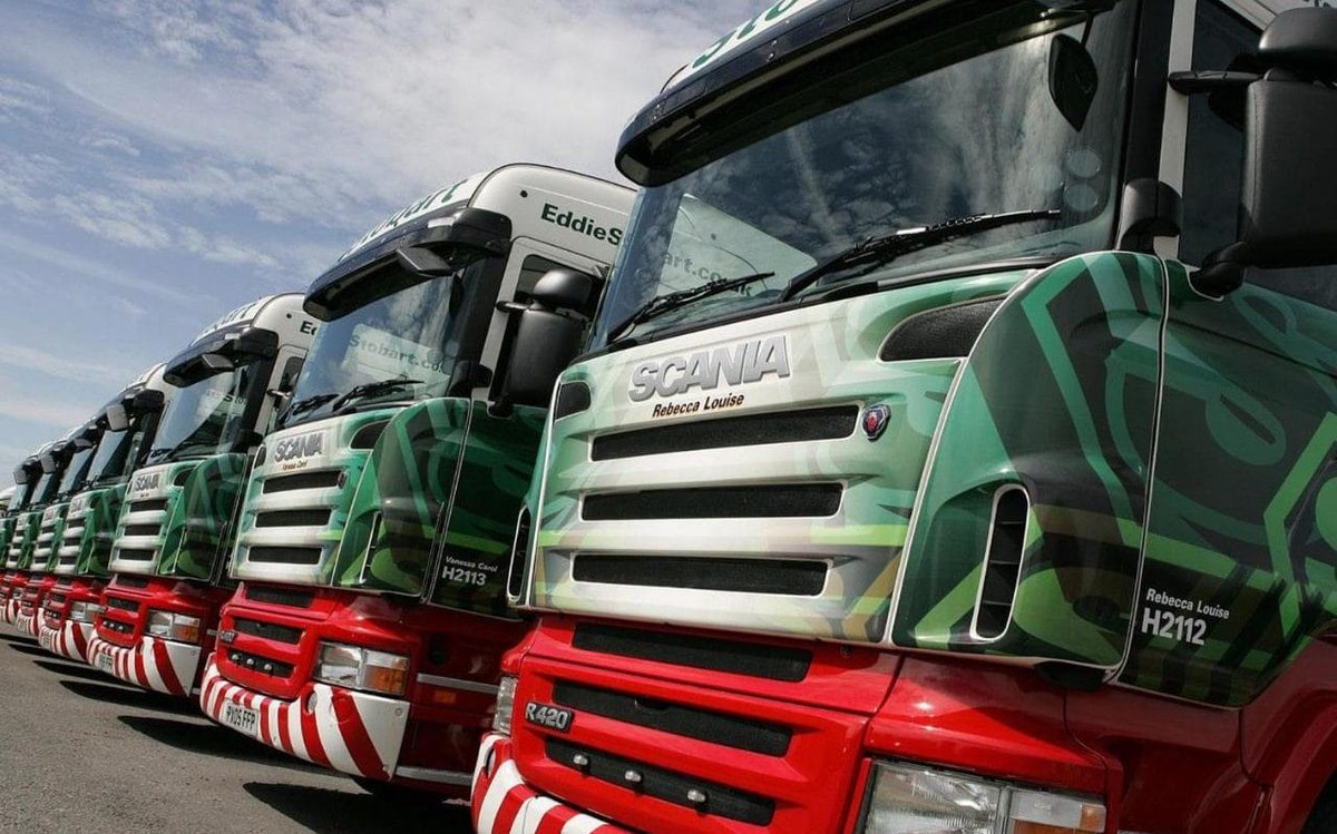 InvestingHour's tweet photo. Eddie Stobart trucks back to the stock market with £550m Aim float https://t.co/vGSgnRzeAE https://t.co/GrloJLbVCd