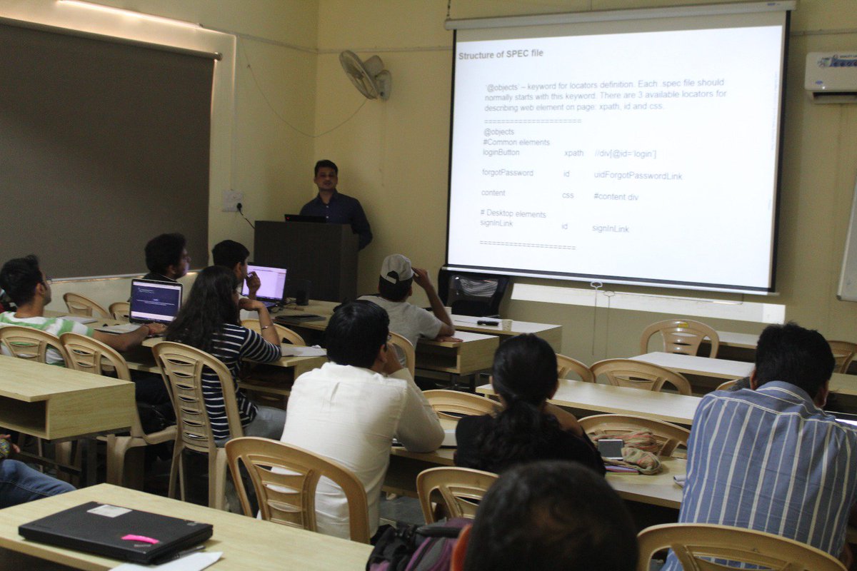 CsharpCorner's tweet photo. Hands-On with #GalenFramework session started by Mohit Sharma at @CsharpCorner Delhi Chapter Meet! https://t.co/EsPTnGmVgE https://t.co/IMzXfQ9VVk