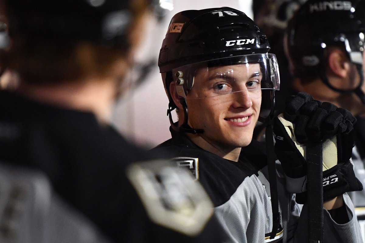 NHL (@nhl) on Twitter photo That's the smile of a guy playing in his first NHL game.
Welcome to the big leagues, <a href="/Brodzyy/">Jonny Brodzinski</a>. That's the smile of a guy playing in his first NHL game.
Welcome to the big leagues, <a href="/Brodzyy/">Jonny Brodzinski</a>.