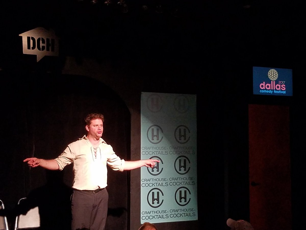 DallasComFest's tweet photo. The last show of #2017DCF begins as @ImprovShakesCo presents 'The Witch's Chamberpot.' https://t.co/7563x4e7rT