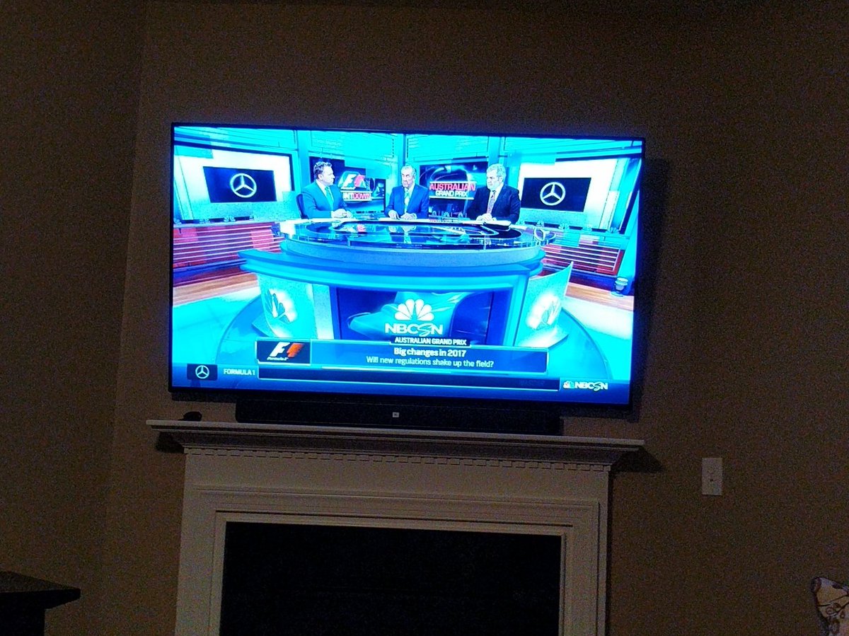 Bossmasterflex's tweet image. New year, new home for us, new season of #F1 starts tonight! @buxstruck &amp;amp; I doing our best to stay up and watch #AusGP live! @F1onNBCSports