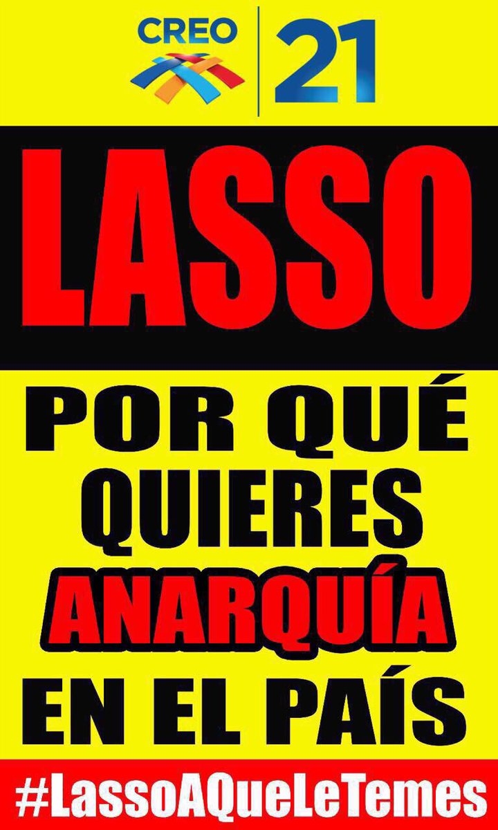 Sin_Lasso's tweet photo. #LassoAQueLeTemes a que autoridades se den cuenta que tus testaferros empresariales son tus hijos, hermanos y cuñada? https://t.co/Wyk8713Z0n