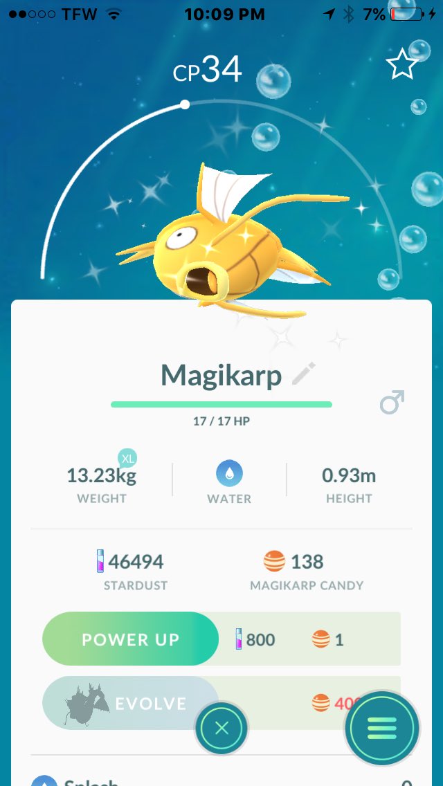 MrsBfett's tweet photo. Apparently Im lucky #shineypokemon #shinypokemon @StevieRoc307 @PokeGoNation @CatchEmAlI @Pokemon @PokemonGoApp @PokemonGoNews @NianticLabs https://t.co/lbTpMdmmK1