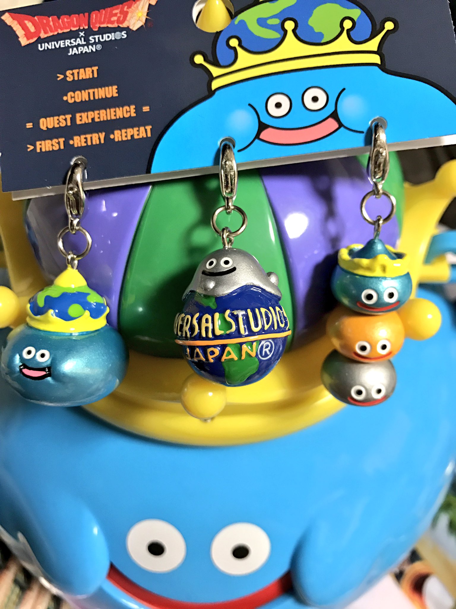 ドラゴンクエスト ザ Usj限定グッズ はぐれメタル キングスライム キーホルダー スライム リアル お得 リアル