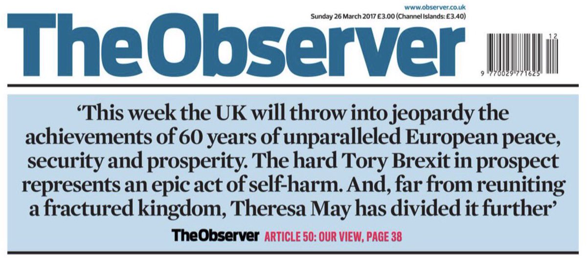 grahambsi's tweet photo. #Brexit: 'An epic act of self-harm' https://t.co/00i1EmJLGU