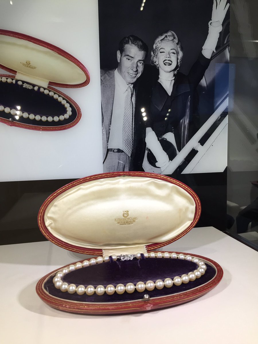 ひさびさに見ました。野球選手ジョー・ディマジオと結婚したマリリン