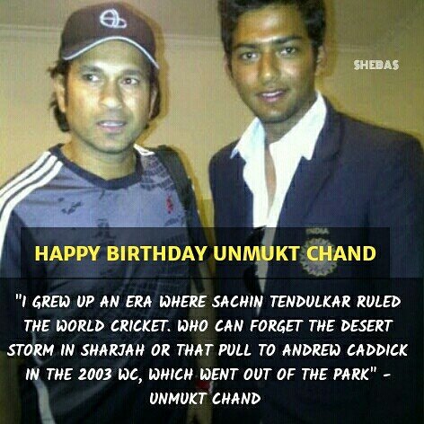 Happy Birthday  \"I Grew Up An Era Where Sachin Tendulkar Ruled The World Cricket\" - U Chand 