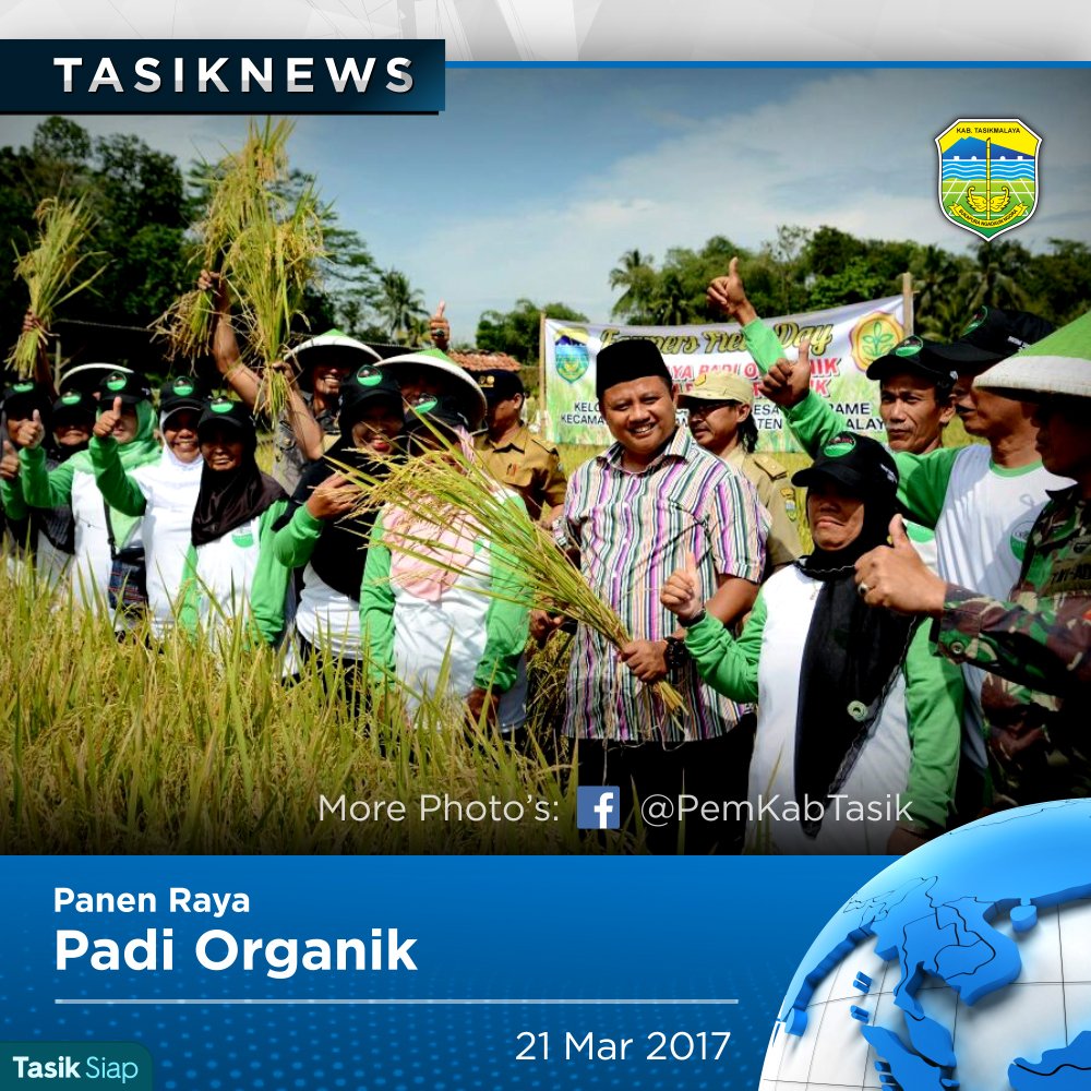 PemKabTasik's tweet photo. 21 Mar 2017 | Panen Raya Padi Organik di Kp. Cantilan | https://t.co/jssSqAoi7C #TASIKNEWS https://t.co/qFR6gcLYVM