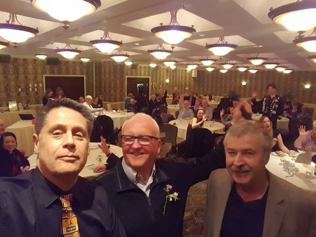 Completing trifecta. Auctioneering at Rotary dinner. Legion dinner and Cops for Cancer earlier.  What a town!  # supersaturday #teamBC2017