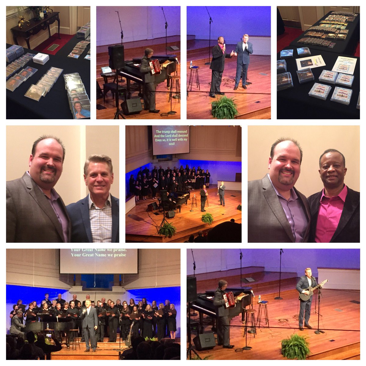 DeanNewkirk's tweet photo. Great to meet and spend some time with @stevegreenTN &amp; @Larnelle_Harris #AmazingConcert #SteveGreen #LarnelleHarris #GospelMusic #Tenor https://t.co/uin6CzoAHN
