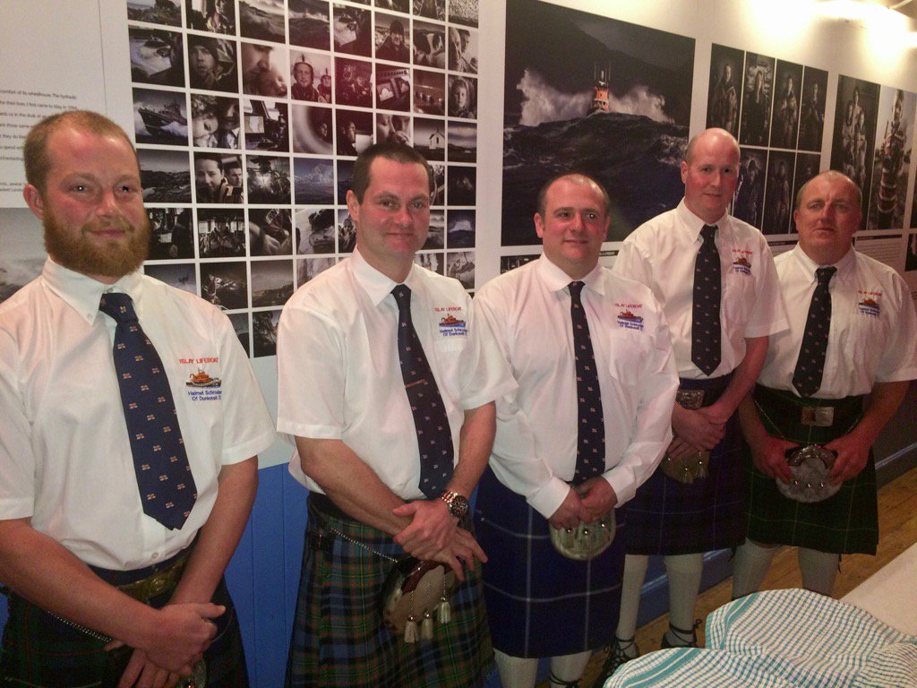 Privileged to be in Islay last night 4 the award of a gallantry medal to #IslayRNLI lifeboat crew #RealCourage @RNLI