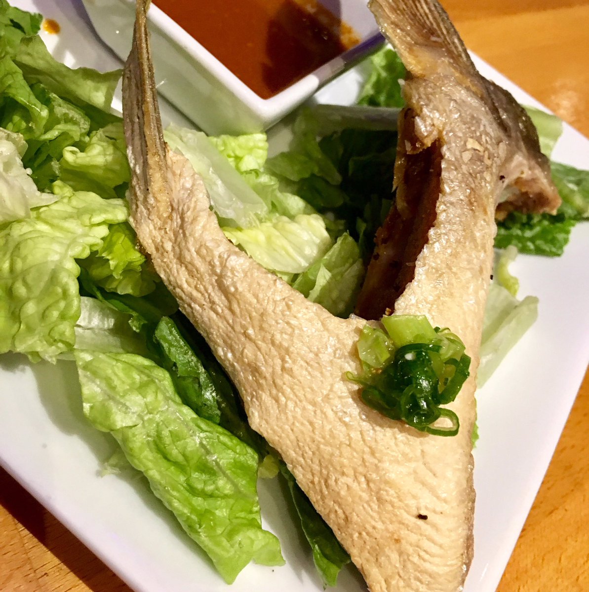 setxfoodies's tweet photo. Hamachi Kama ๐ #Yellowtail #fish #seafood #fishcollar #sushibar #delicacy #friedhamachicollar #datenight #setxfood #foodies https://t.co/IeQwtHnOeL