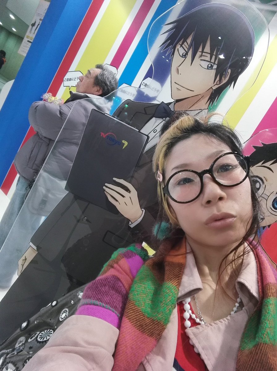 itoyoZ's tweet image. 💗💗浮かれてて💗💗#AnimeJapan #dynamiccode #音石夕星 #檜山朔良 #ダイナー