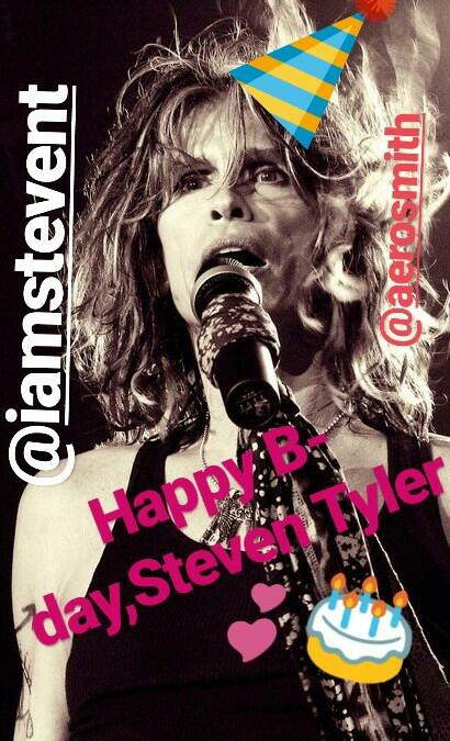 Happy Birthday,Steven Tyler!      