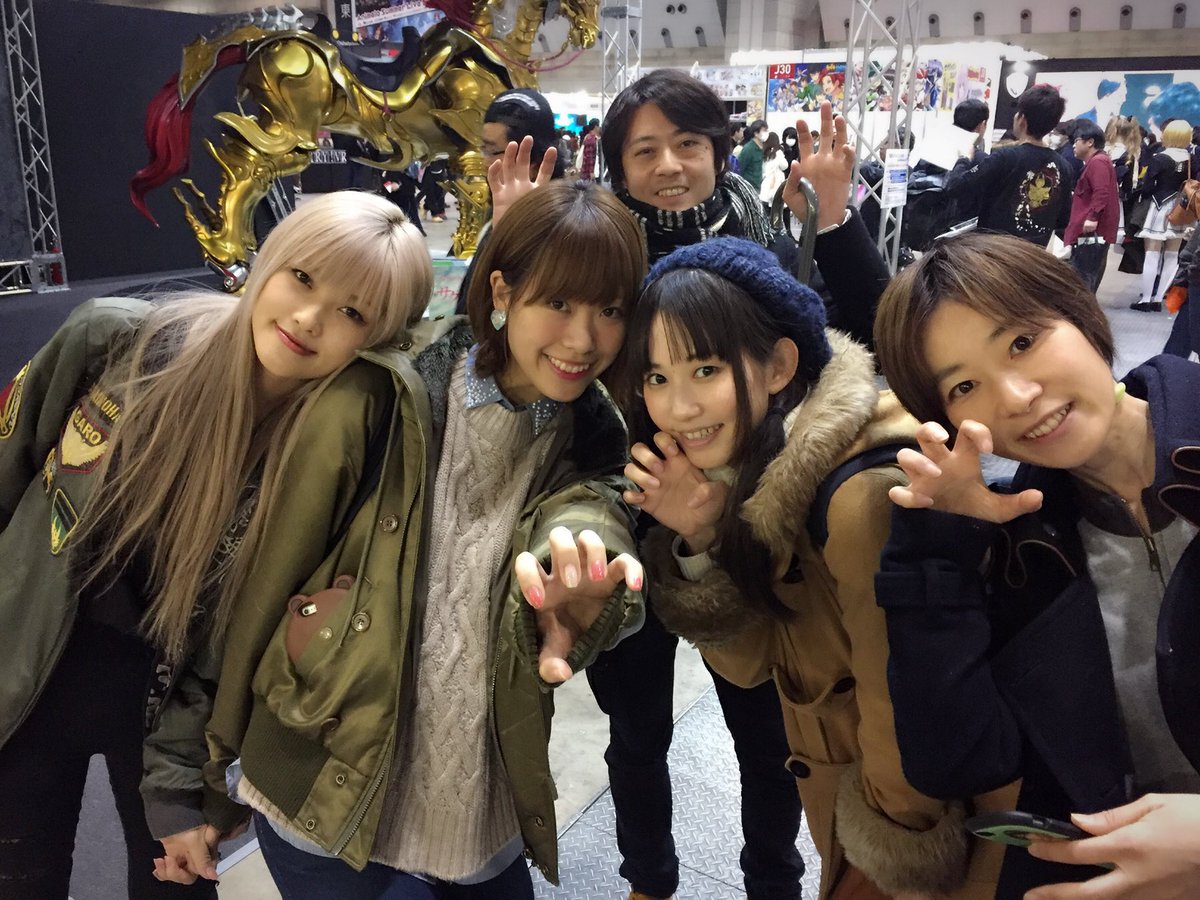 大関英里 チーム牙狼の皆さまにもお会い出来ました 林監督 佐咲さん 鵜殿ちゃん 荒川さんと 有難うございました ๑ ๑ Aj17 牙狼 轟天