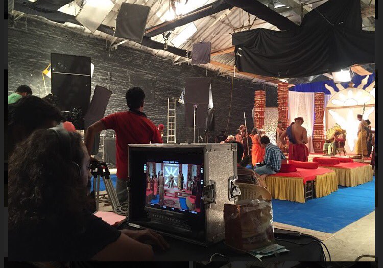 TeamOneEnt's tweet photo. Shooting at different locations #behindthescenes #onset #theproducers #lineproduction #devlok #epicchannel #teamoneentertainment https://t.co/bdsl8vRHZe