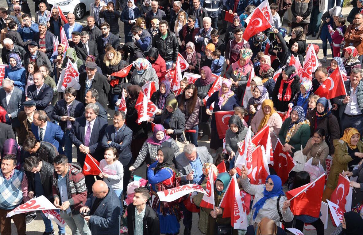 suleymansoylu's tweet photo. Millet iradesinin ilelebet hakim olacağı güçlü bir Türkiye için Şalpazarı tabii ki #EVET diyor https://t.co/RI3aFN9YKH