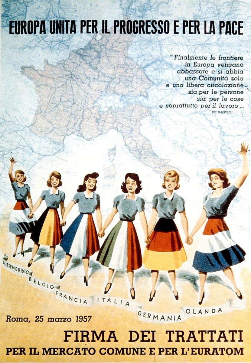 Andreotti1919's tweet photo. Io facevo l'assistente di De Gasperi quando vi abbiamo dato l'Europa unita. Ma se fate troppo casino, v'o buco 'sto pallone. https://t.co/zQQgJuqiCK