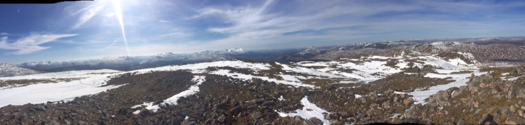 RT <a href="/cairngormsCEO/">Grant Moir</a>: What a view. Can see half of #Scotland from up here!