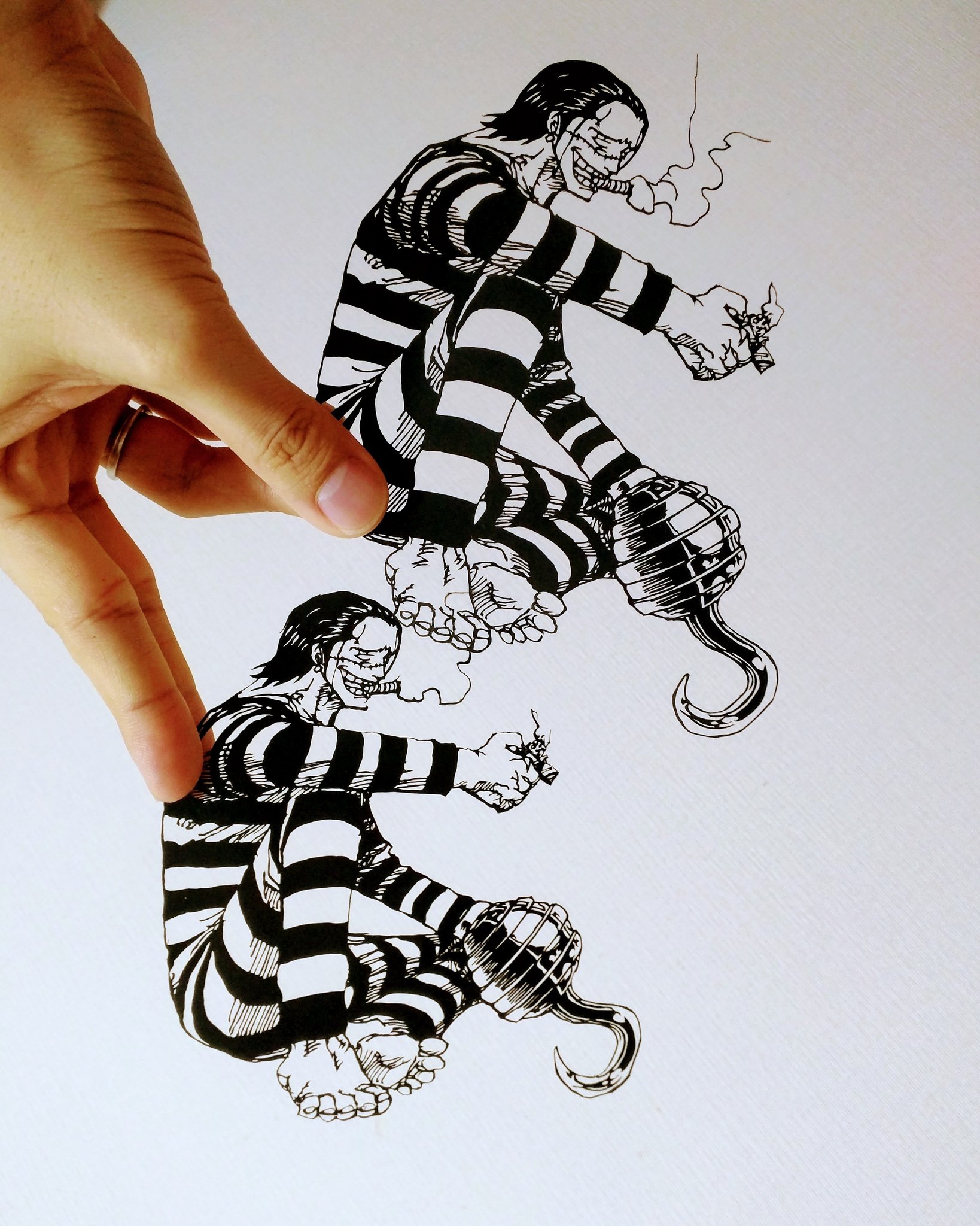 まぁたん1号 切り絵 ワンピースのクロコダイル また2枚重ねて切った クロコダイル好きで前から切りたかったので切りました 技が砂だからさすがに技は切り絵にできなかった 切り絵 ワンピース Onepiece クロコダイル 王下七武海 Papercut まぁたん1号 切り絵 ワンピースのクロコダイル また2枚重ねて切った クロコダイル好きで前から切りたかったので切りました 技が砂だからさすがに技は切り絵にできなかった 切り絵 ワンピース Onepiece クロコダイル 王下七武海 Papercut