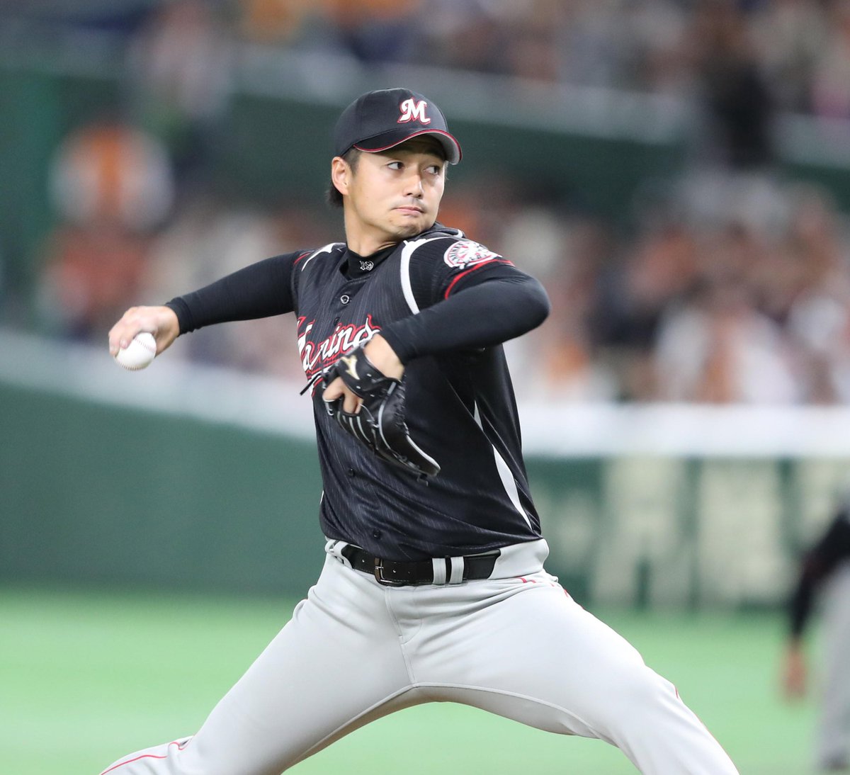 chibalotte's tweet photo. 【3月26日 M2-0G(オープン戦)】
唐川投手が5回を3安打無失点に抑えるなど、6投手の継投で無四球完封勝利！
中村選手はオープン戦第2号ホームラン！

▼本日の成績はこちら
https://t.co/F0uUz5kuxF
#chibalotte https://t.co/JjkCSRX3Df