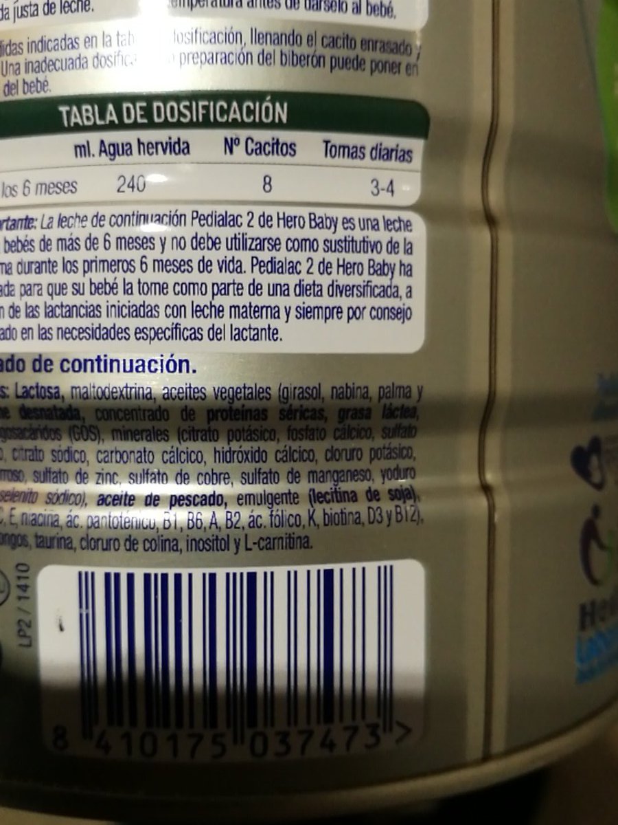 _Moya_'s tweet photo. @HeroBaby Comprando los "mejores productos" resulta que estamos alimentando a nuestros bebés con fantástico aceite de palma https://t.co/sfdWSMWCam