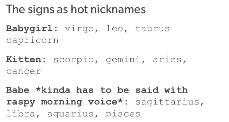 alexandsras's tweet photo. Zodiac signs as hot couple nicknames🔥💋: https://t.co/5XRdqjukik