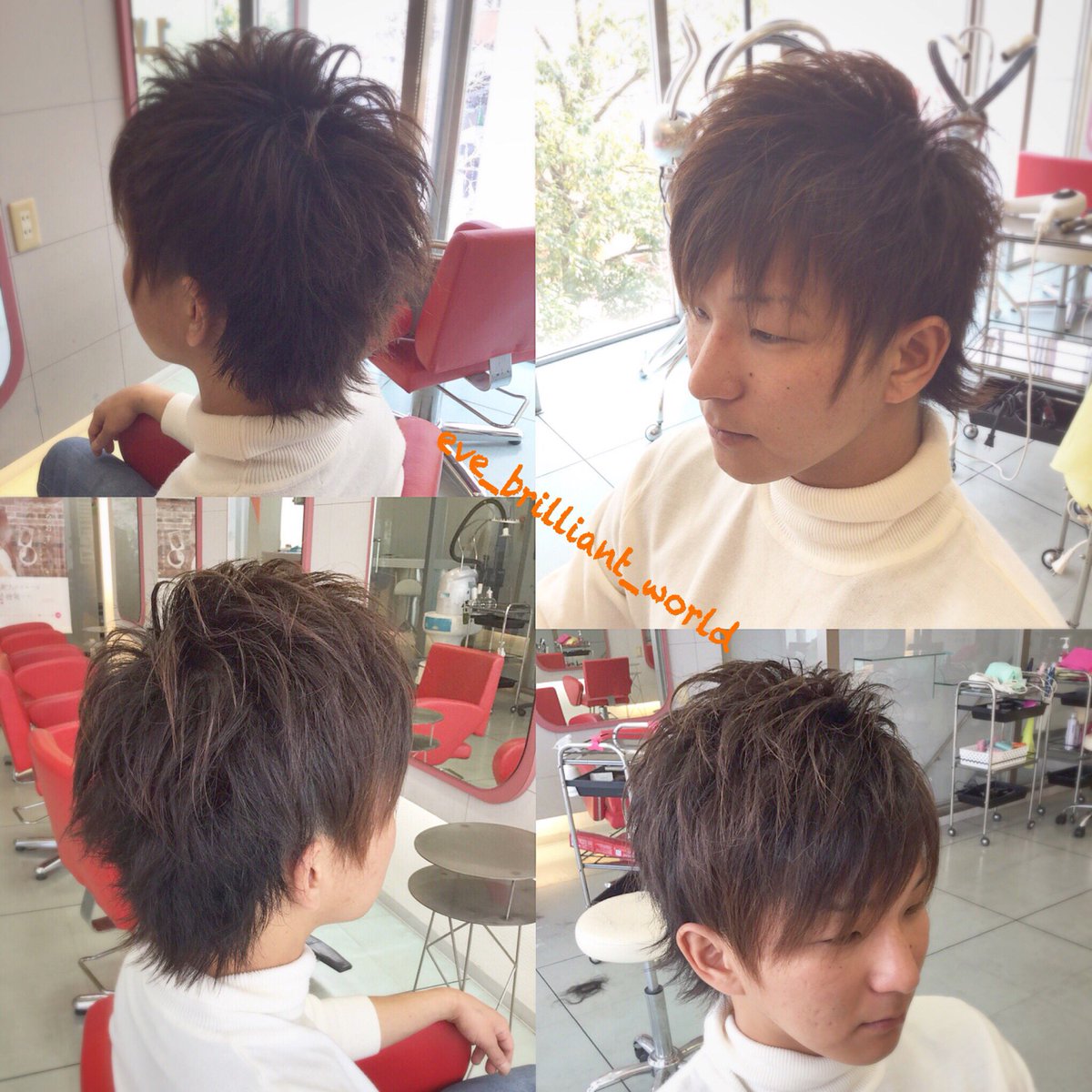 Eve Hair Works Twitterren 無造作な外ハネで 男らしさの中に優しさ