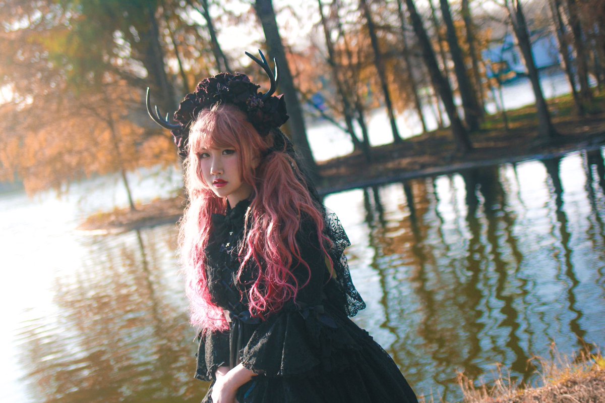 ryo_rice82's tweet photo. 🌲👀🌲
#Lolita 
#angelicpretty
#forest https://t.co/zEVOPUuFew