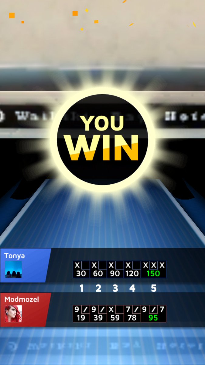 I won at Hawaii stage with 150 points! Challenge me now![goo.gl/PKD66U] #Bowling_King