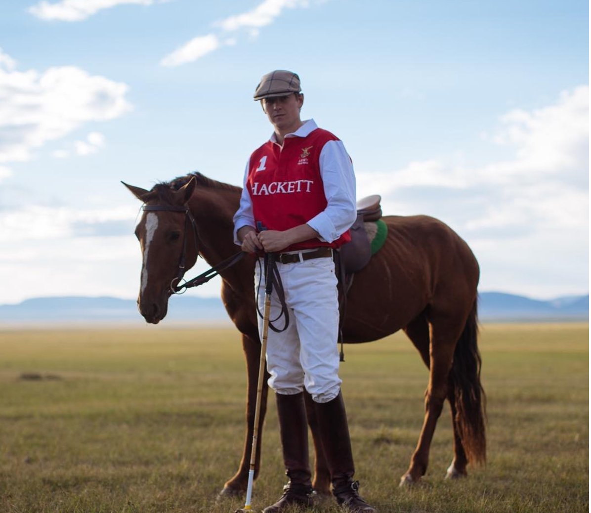 HackettLondon's tweet photo. Just a man and his horse. @Britishpoloday https://t.co/Wm06JDz7uy #hackettlondon #britishpolo https://t.co/B3C7ICTbaE