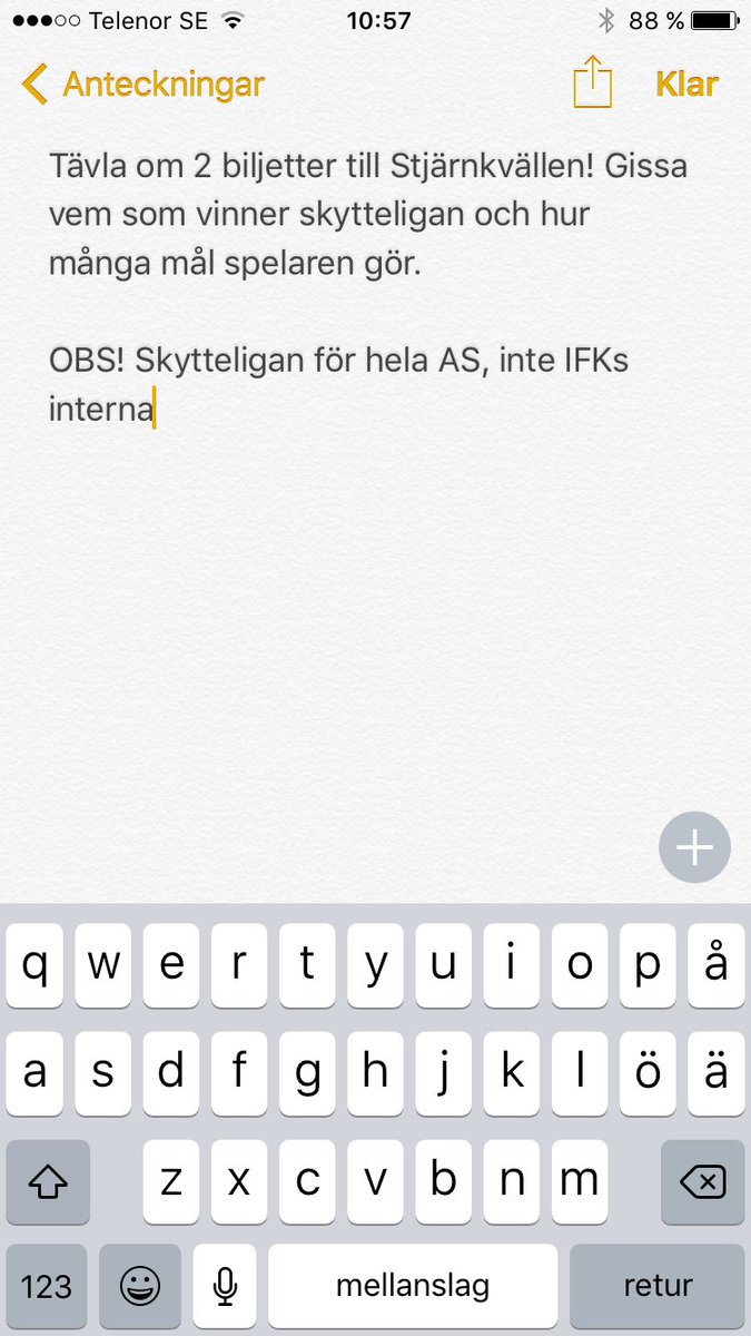 TÄVLING! Vinn 2 biljetter till Stjärnkvällen! #ifknkpg