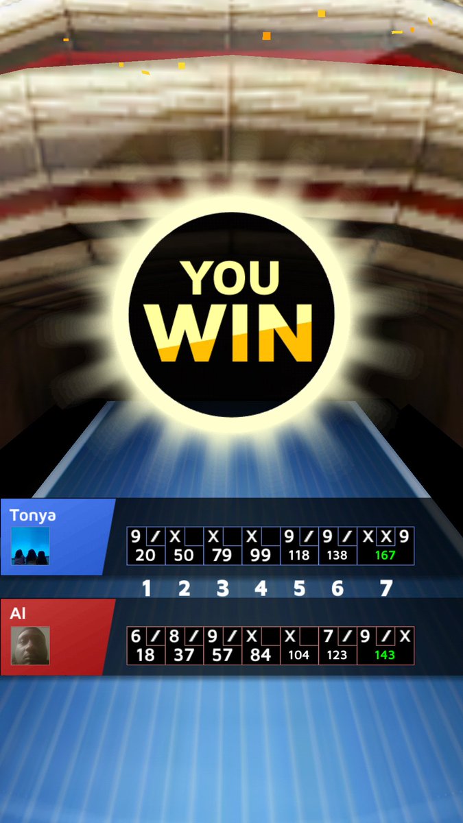 I won at RefStage_Name21 stage with 167 points! Challenge me now![goo.gl/PKD66U] #Bowling_King