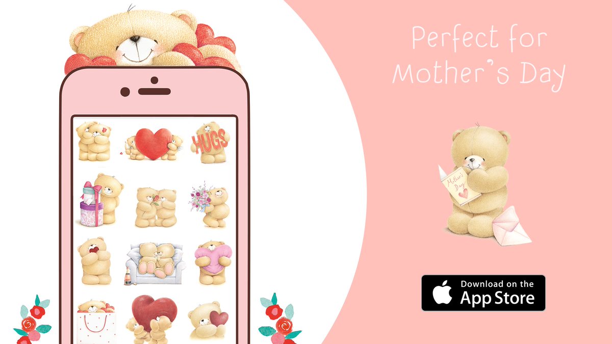 FFofficialbear's tweet photo. Happy Mother's Day! Send your mum a super-cute iMessage with the new Mother's Day sticker pack! x #FFStickers https://t.co/UD6RwyHj29 https://t.co/l4dKxGZTWC