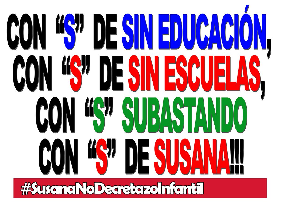 eoe_emma's tweet photo. #SusanaNoDecretazoInfantil somos muchos y no vas a poder https://t.co/HeaBXF02lV