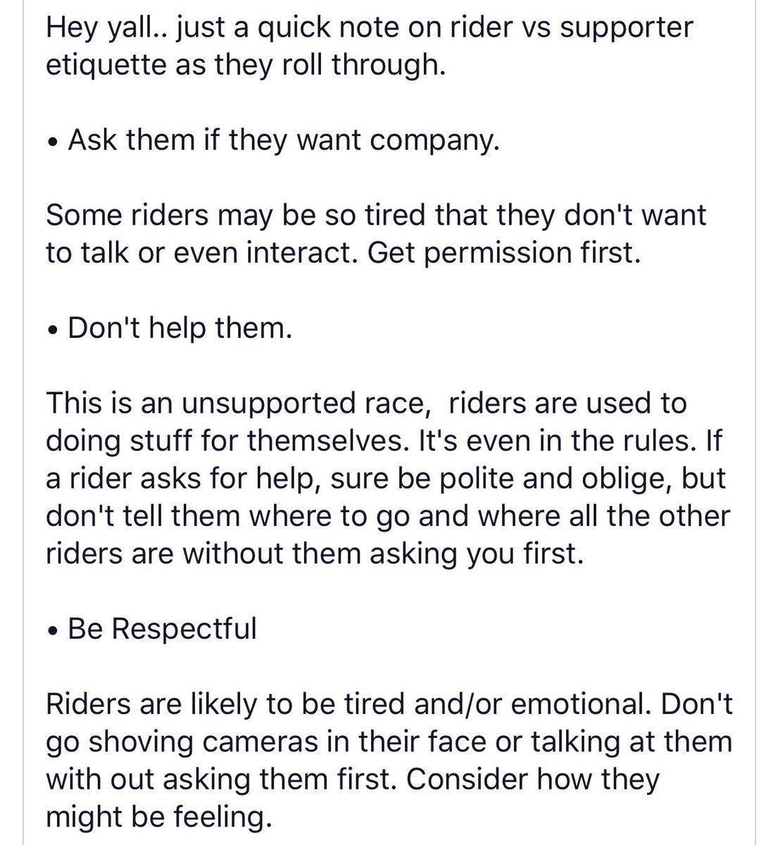 Indi_Pac's tweet photo. #IPWR supporter etiquette. Please RT https://t.co/jUjaQMTaFp