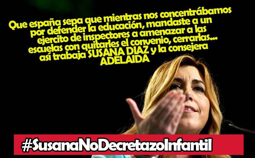 exp_alpujarra's tweet photo. @susanadiaz hoy tienes la oportunidad de abrir la MESA DEL DIALOGO, si tienes el coraje del que presumes, hazlo #SusanaNoDecretazoInfantil https://t.co/BM7NP2s8k6