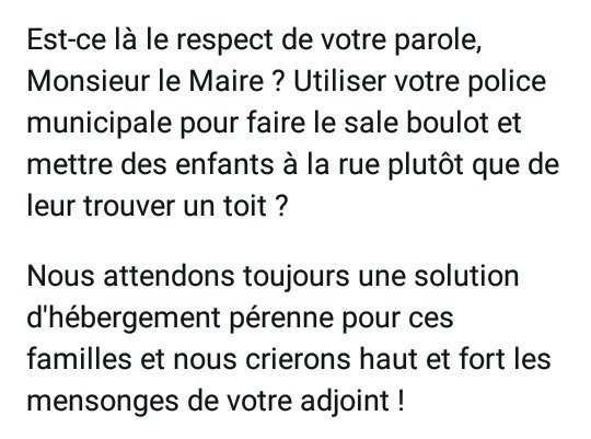 SectionROSA's tweet photo. Le maire de Valence @NDaragon et le @Prefet26 mentent et envoient la police mettre des enfants à la rue, RT s'il vous plaît ! https://t.co/9fhQ2jQ5nc