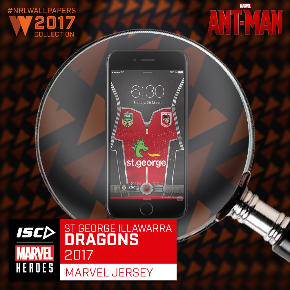 azsportza's tweet photo. LATEST: @WestsTigers and @NRL_Dragons #ISCMarvelHeroes jersey #NRLWallpapers were released today, available: https://t.co/7u8kYkgDnX https://t.co/6BFCtUXWzp