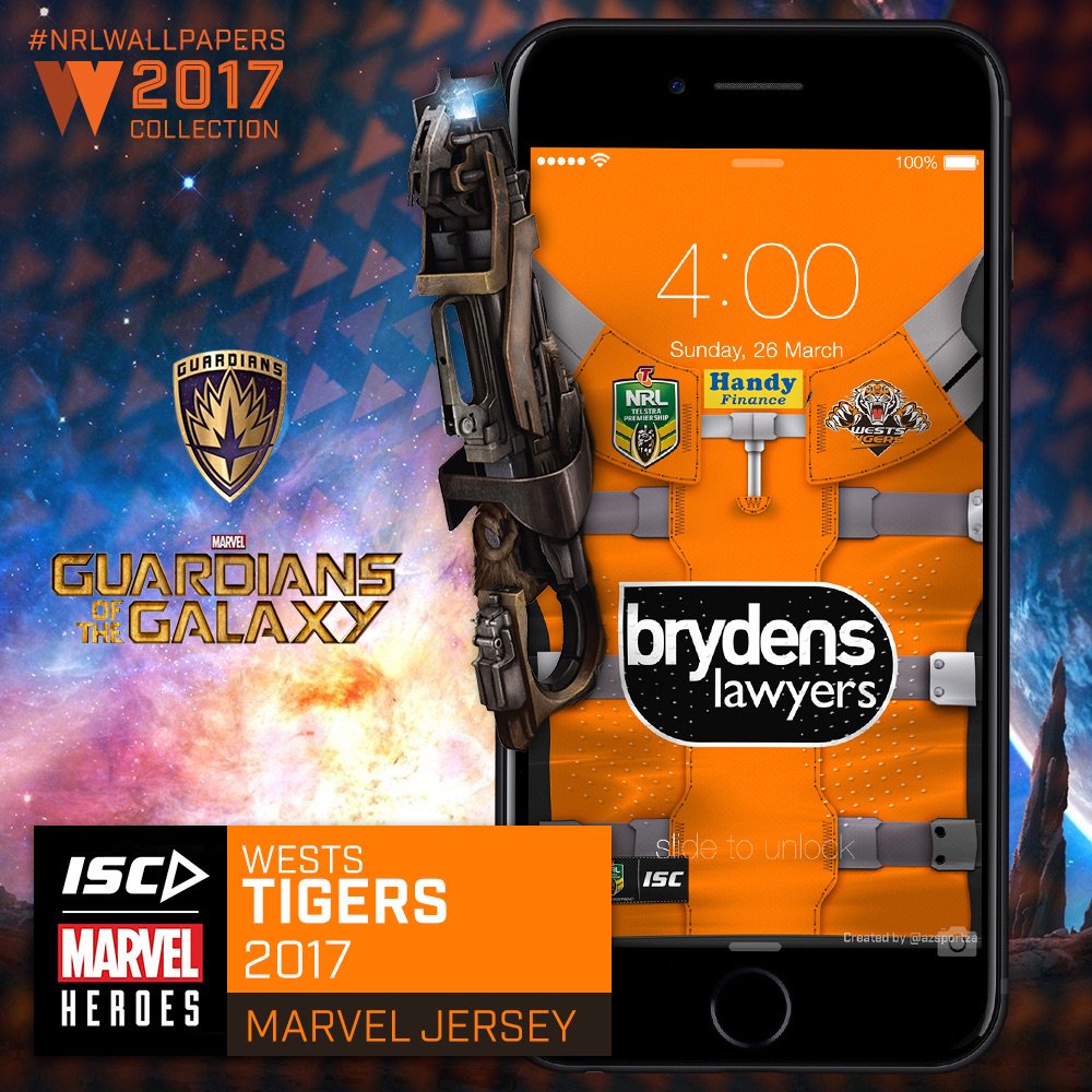 azsportza's tweet photo. LATEST: @WestsTigers and @NRL_Dragons #ISCMarvelHeroes jersey #NRLWallpapers were released today, available: https://t.co/7u8kYkgDnX https://t.co/6BFCtUXWzp
