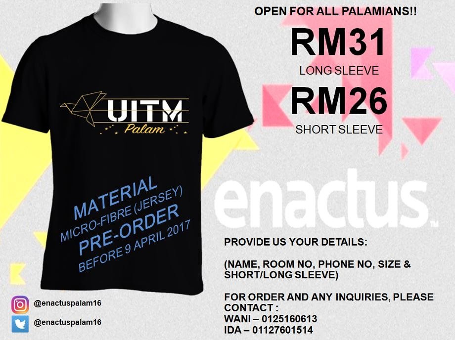 enactuspalam's tweet photo. Palam Fest 2.0
Date : 28&amp;29 March 2017
Place : Booth 11, Padang Kawad

@abaccsuitm @SMF_Perakaunan @smffbmawesome @SMF_FSK @smf_farmasi https://t.co/E6N8Dw05Rx