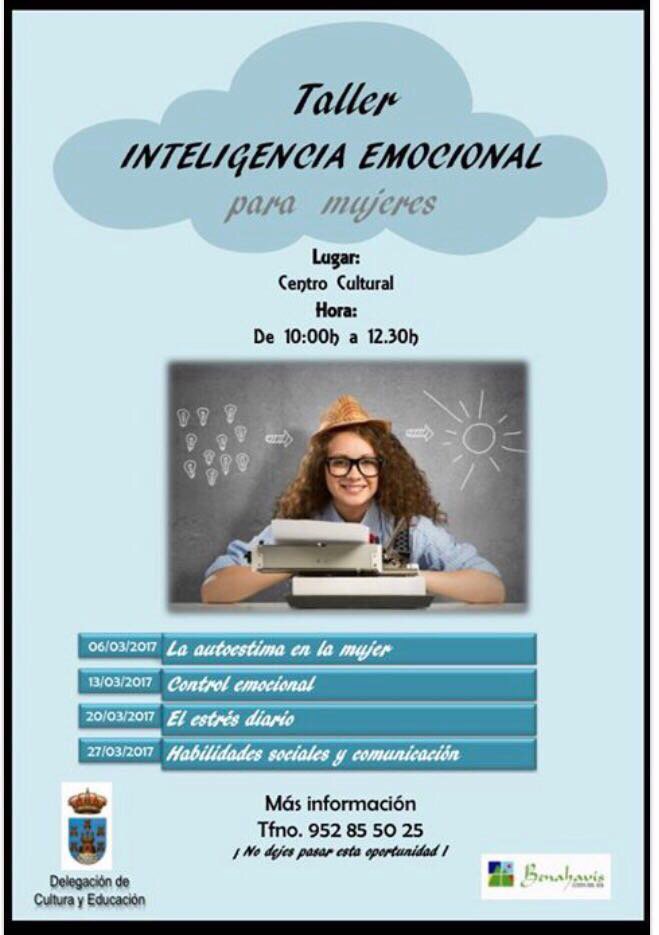 Lunes, 27, a las 10am, en El Centro Cultural, charla para la mujer, sobre habilidades sociales y comunicación.