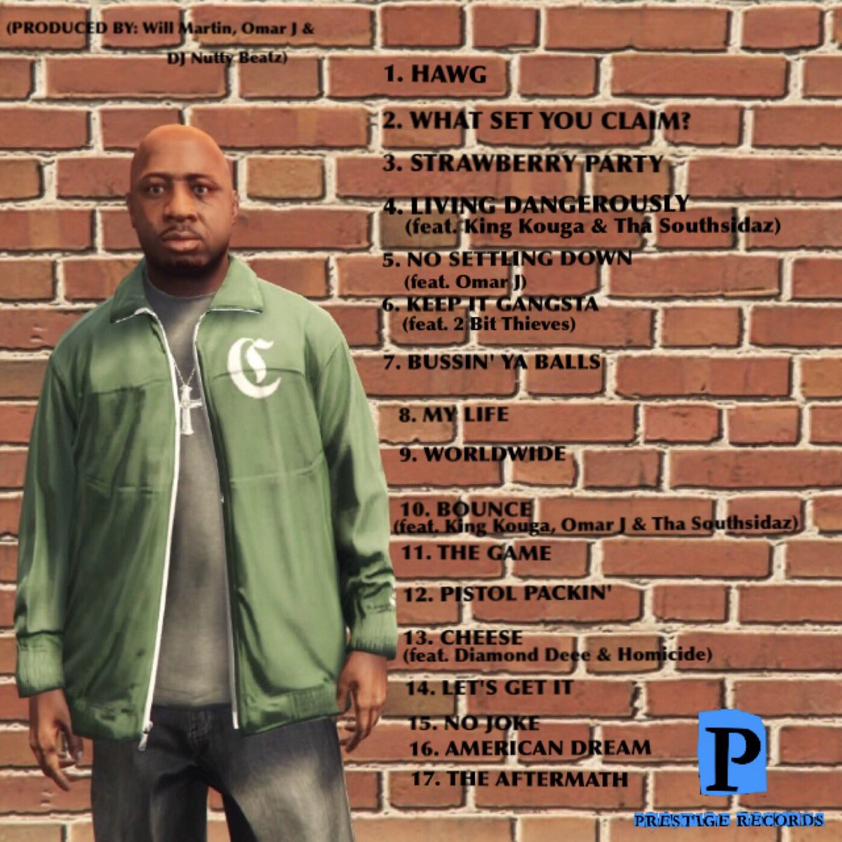 PrestigeRecsGTA's tweet photo. The official tracklist for 'Living Dangerously' by F-Pump, scheduled for release on April 28th! https://t.co/c05bfqt9NJ