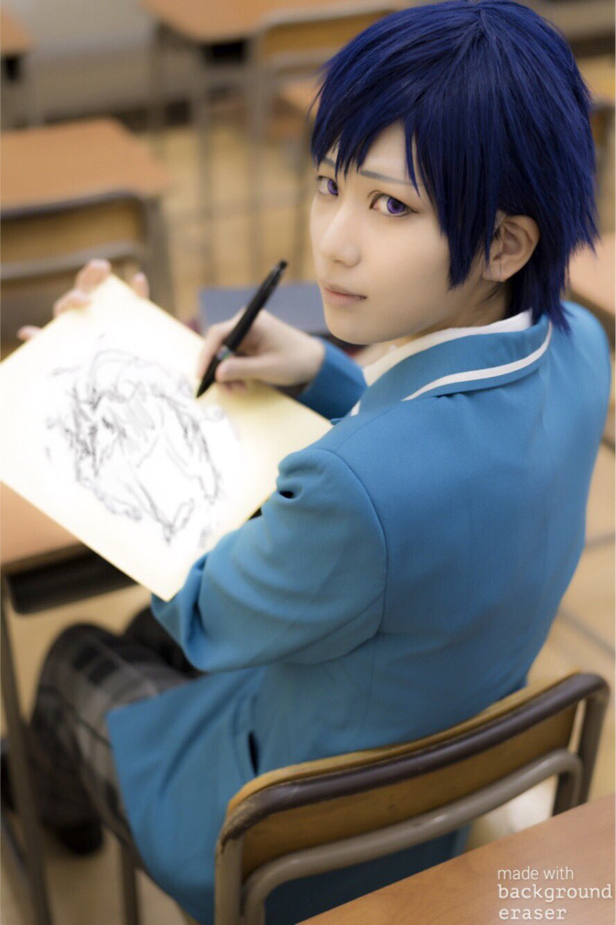 あぉ あんさんぶるスターズ 伏見弓弦 伏見弓弦画伯です Photo Peperonciiiino Retouch Hakumaio02